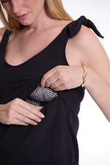 CANYON | Black Maternity and Nursing Jumpsuit