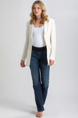 SLIM BOOTCUT WA11 | Jeans Premaman con Gamba Leggermente Svasata