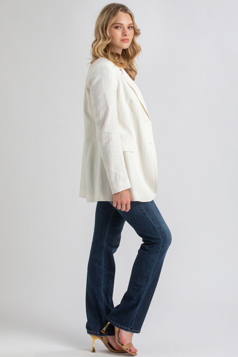 SLIM BOOTCUT WA11 | Jeans Premaman con Gamba Leggermente Svasata