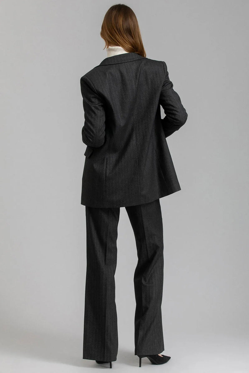 ELIANA | Herringbone Maternity Blazer and Trousers Set