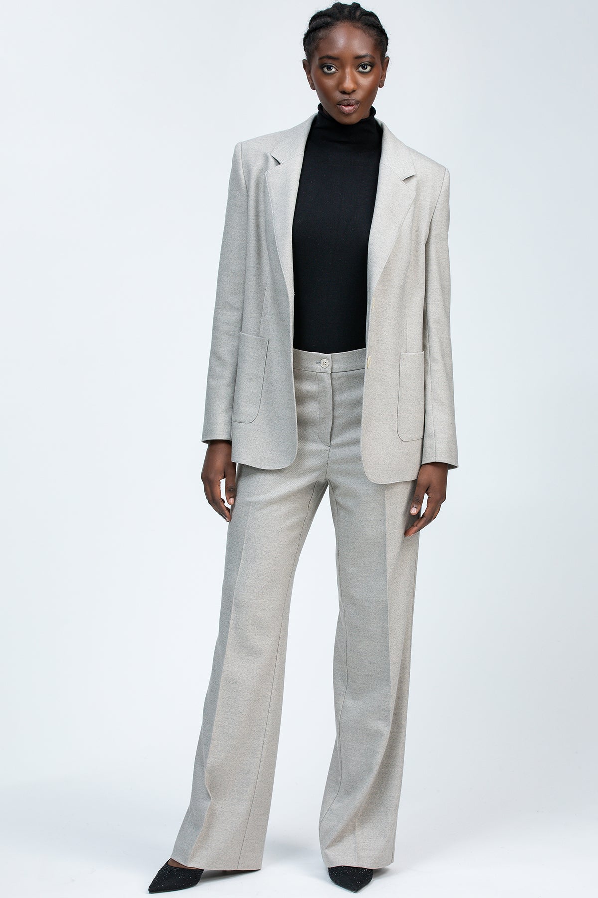 VITTORIA | Giacca Grigia in Viscosa