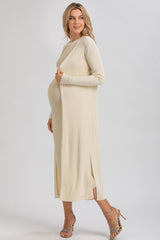 TULIP | Cardigan Premaman Panna con Spacchi Laterali