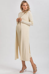 TULIP | Cardigan Premaman Panna con Spacchi Laterali