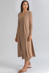 TULIP | Maxi Cardigan con Spacchi Laterali
