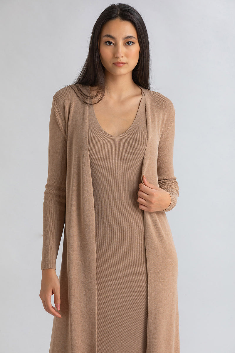 TULIP | Maxi Cardigan con Spacchi Laterali