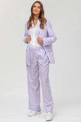 JANE | Linen Pants in Lilac