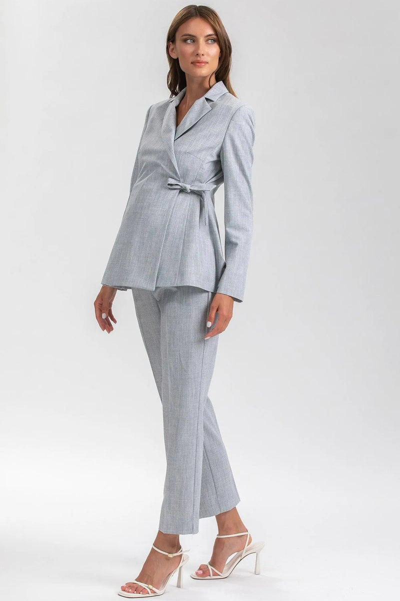 KATE | Pantalone Premaman da Ufficio Grigio - Pietro Brunelli