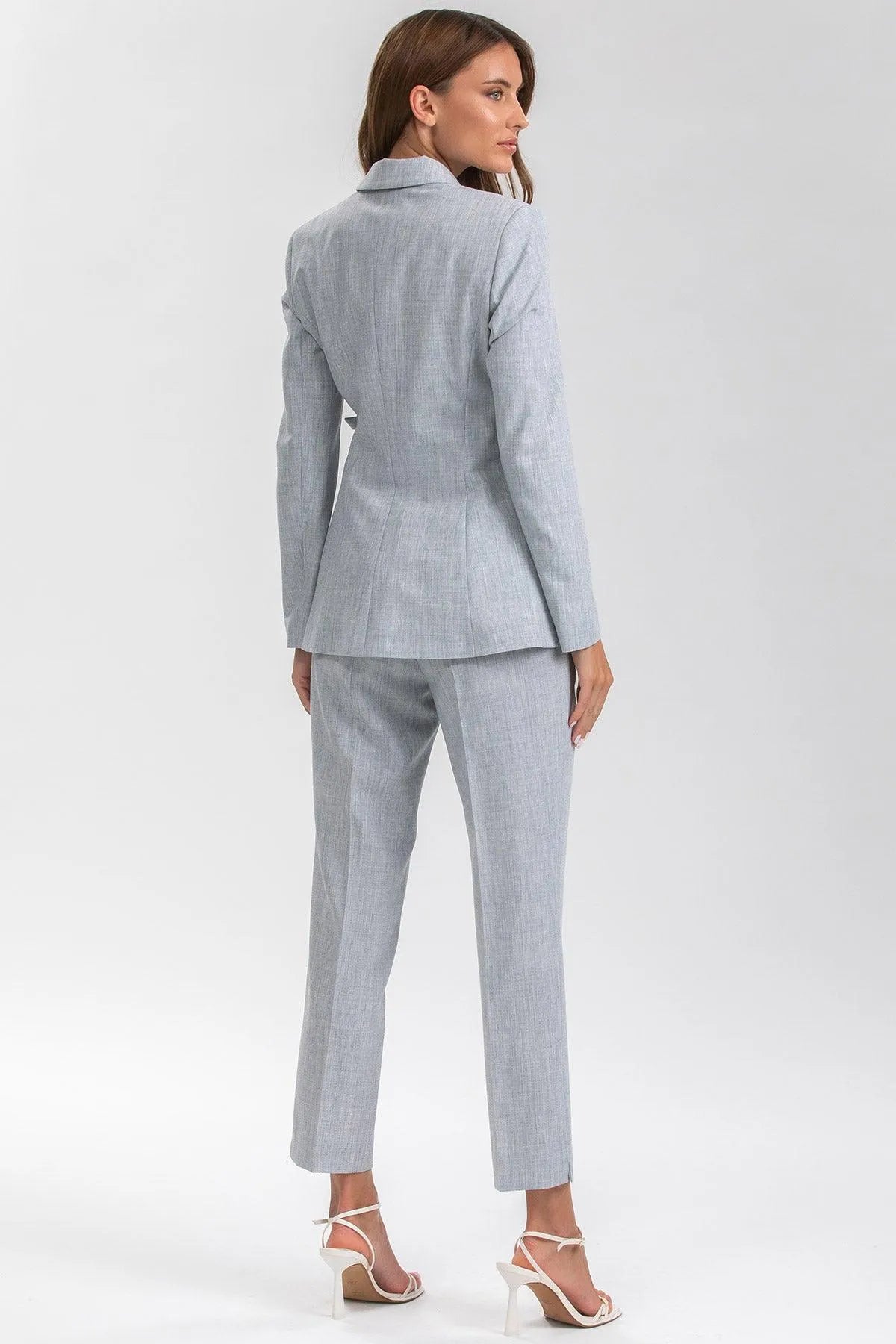 KATE | Pantalone Premaman da Ufficio Grigio - Pietro Brunelli
