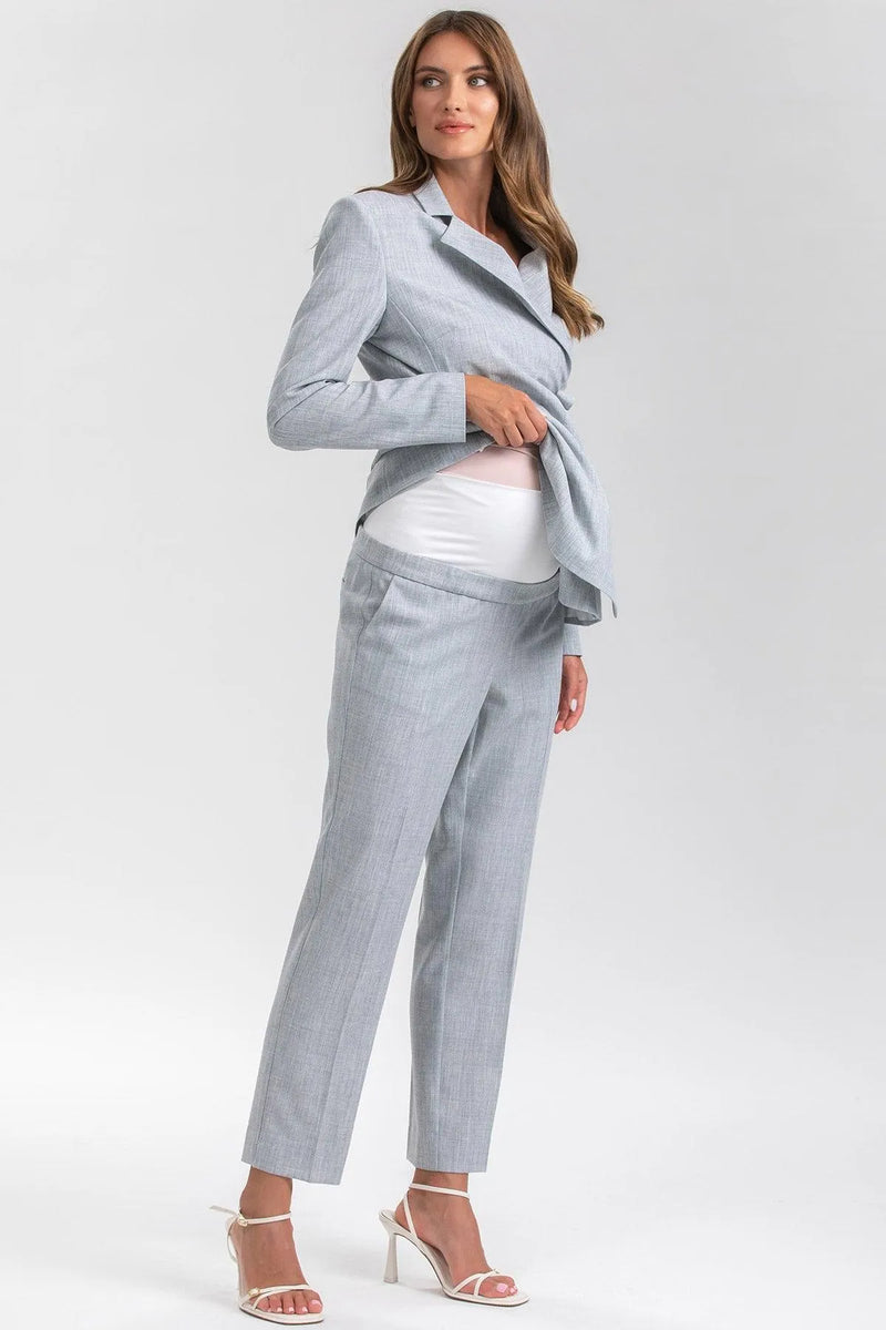 KATE | Pantalone Premaman da Ufficio Grigio - Pietro Brunelli