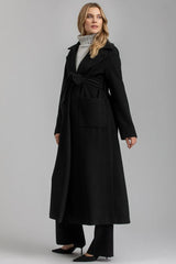 FLAMINIA | Cappotto Premaman Nero - Pietro Brunelli