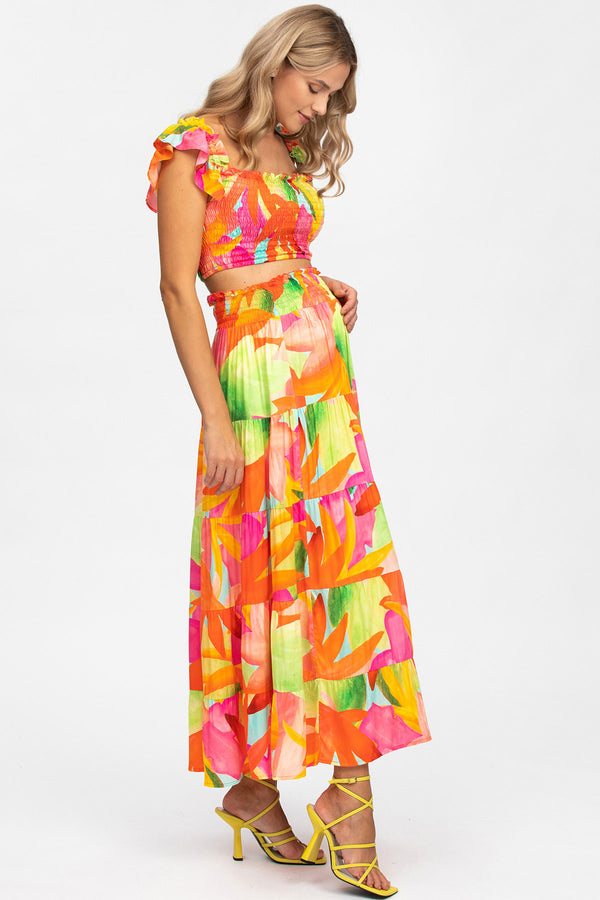 BRIGITTE QA08 | Printed Maternity Top