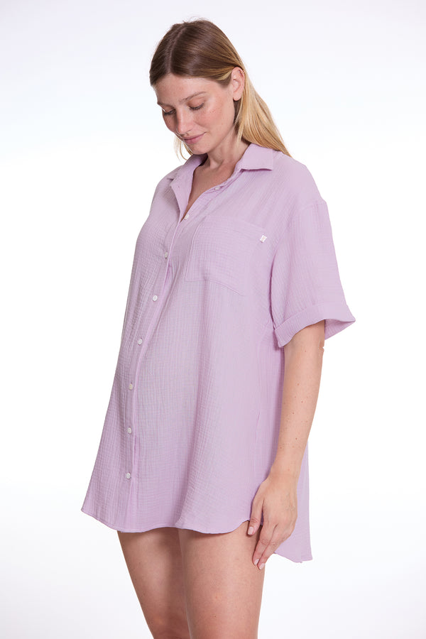 ICE CREAM | Lilac Maternity and Nursing Nightgown