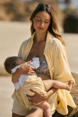 ICE CREAM | Yellow Maternity and Nursing Pajama