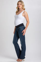 SLIM BOOTCUT WA11 | Jeans Premaman con Gamba Leggermente Svasata