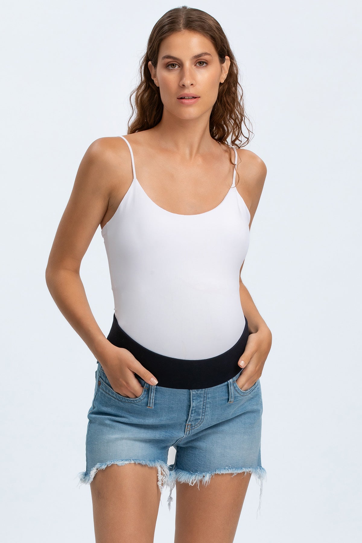 ORIGINAL SHORTS W013 | Pantaloncini Premaman in Denim