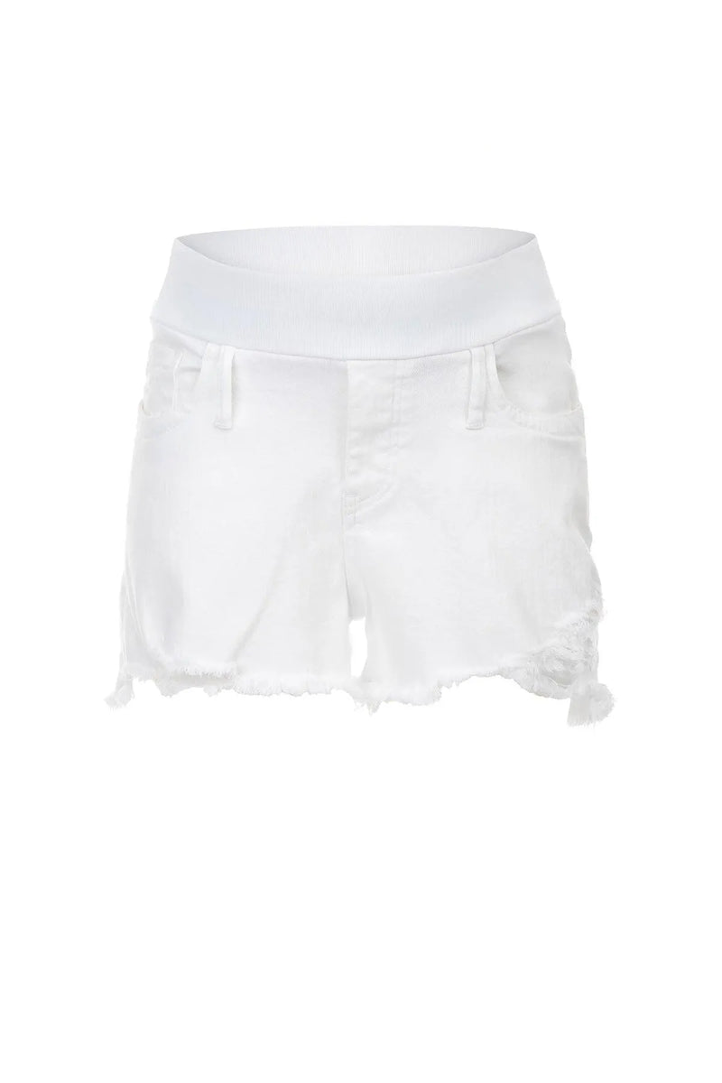 ORIGINAL SHORTS | Pantaloncini Premaman in Denim Bianco