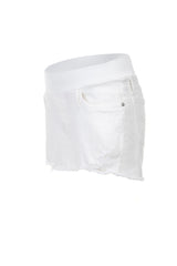 ORIGINAL SHORTS  | Maternity Shorts in White Denim