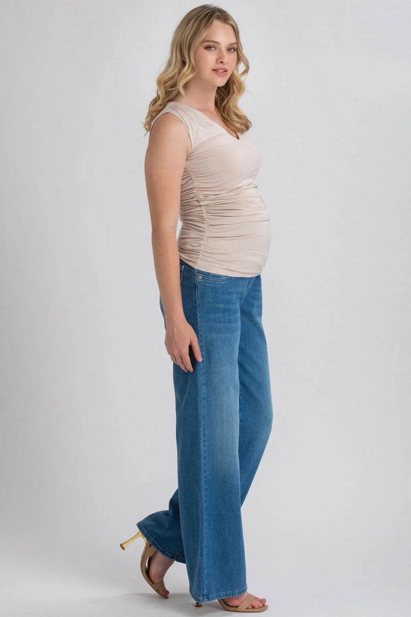 WIDE LEG WA02 | Wide Leg Maternity Jeans