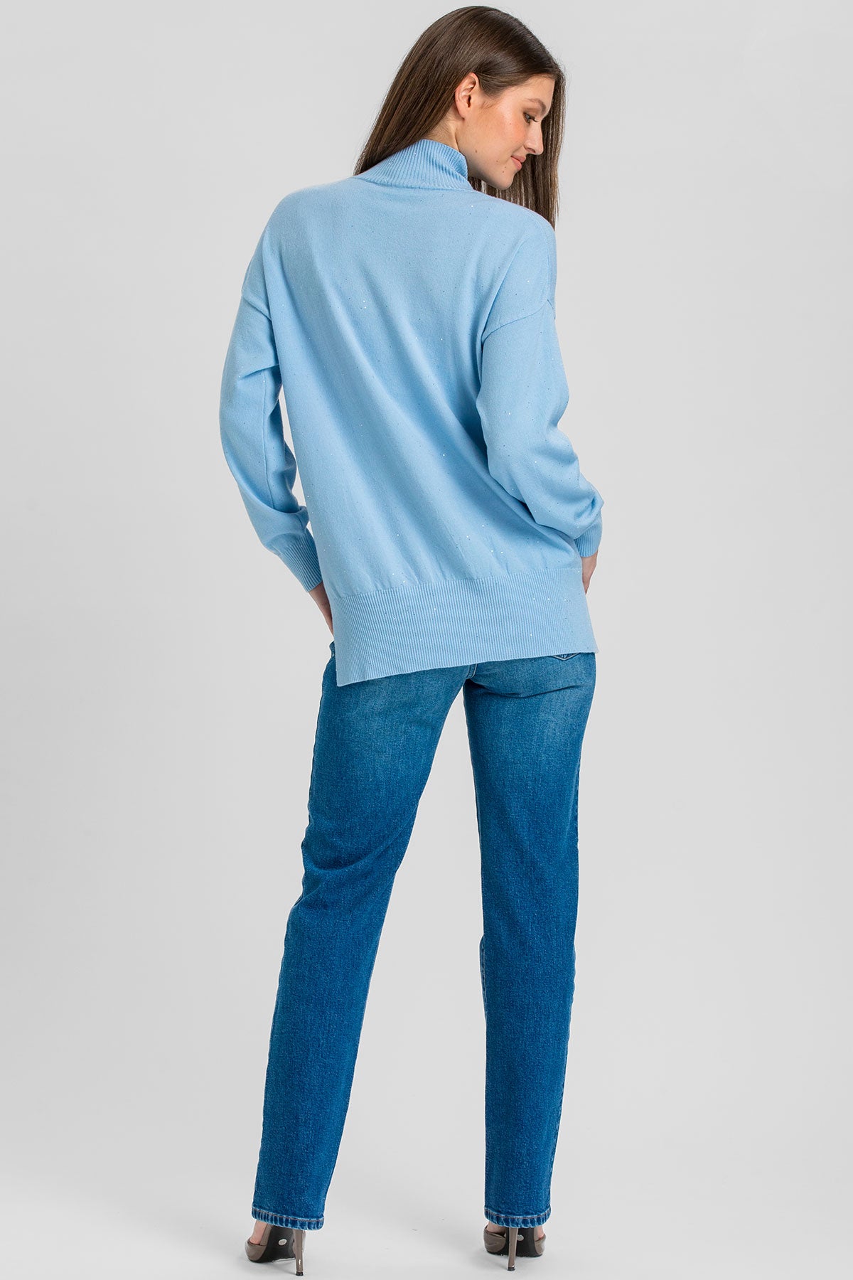 STRAIGHT ANKLE JEANS W007 | Straight-Leg Maternity Jeans