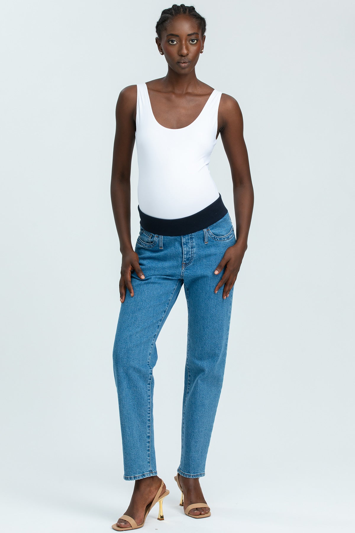 STRAIGHT JEANS W027 | Jeans Premaman