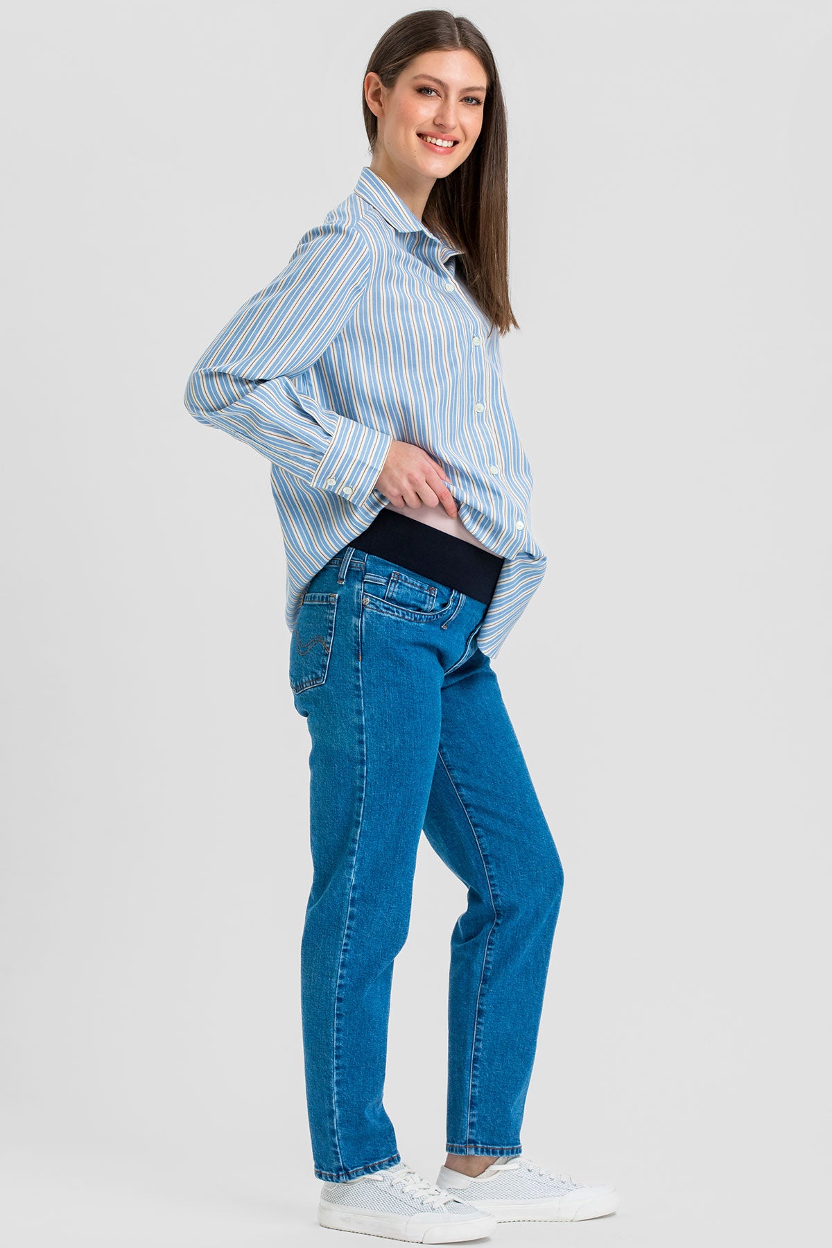 TAPERED JEANS W027 | Maternity Jeans