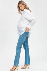 EXTRA LENGTH W340 | Jeans Premaman con Gamba Dritta - Pietro Brunelli
