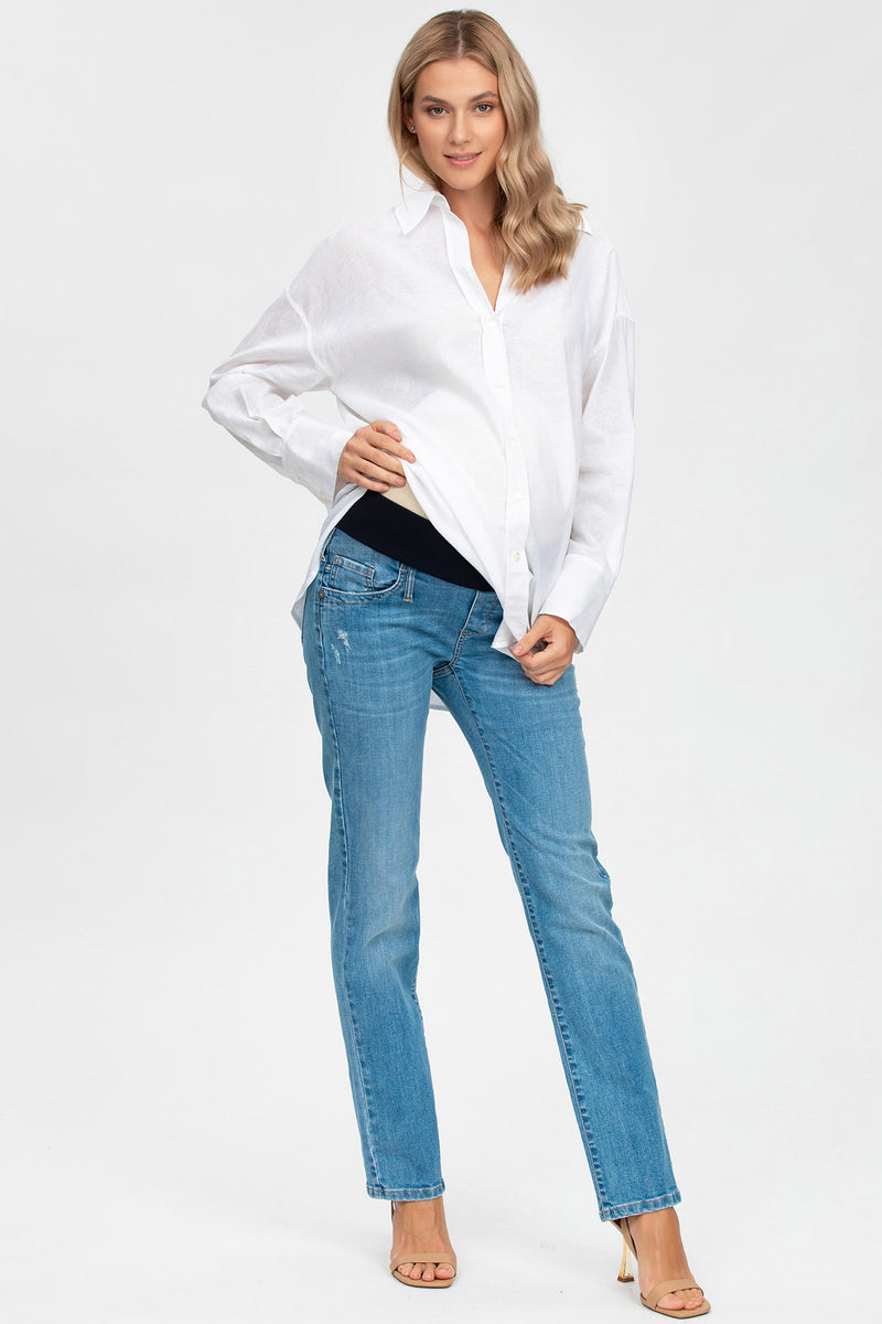 Jeans Premaman con fascia elastica