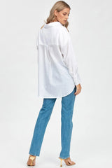 EXTRA LENGTH W340 | Straight Leg Maternity Jeans