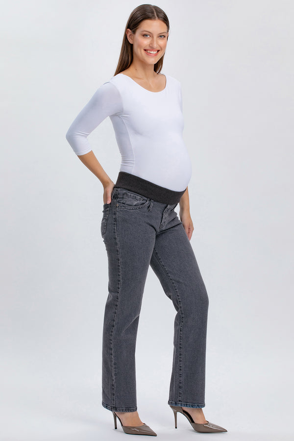 REGULAR STRAIGHT W900 | Straight Leg Maternity Jeans