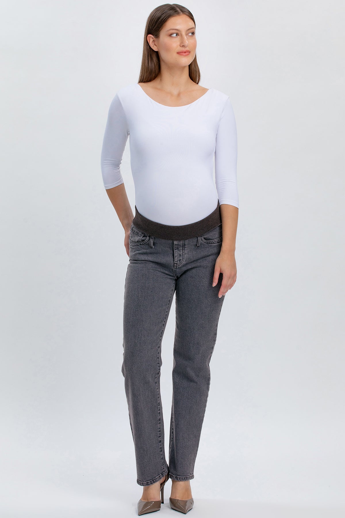 REGULAR STRAIGHT W900 | Straight Leg Maternity Jeans