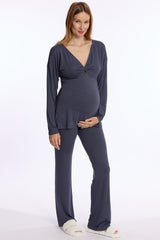 LOUNA | Pantaloni Premaman in Morbido Bambù