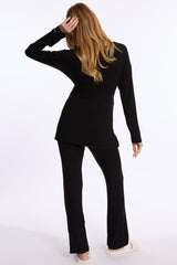 LOUNA | Black Soft Bamboo Maternity Pants