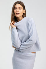 CORTINA | Maglione Azzurro in Lana e Cachemire