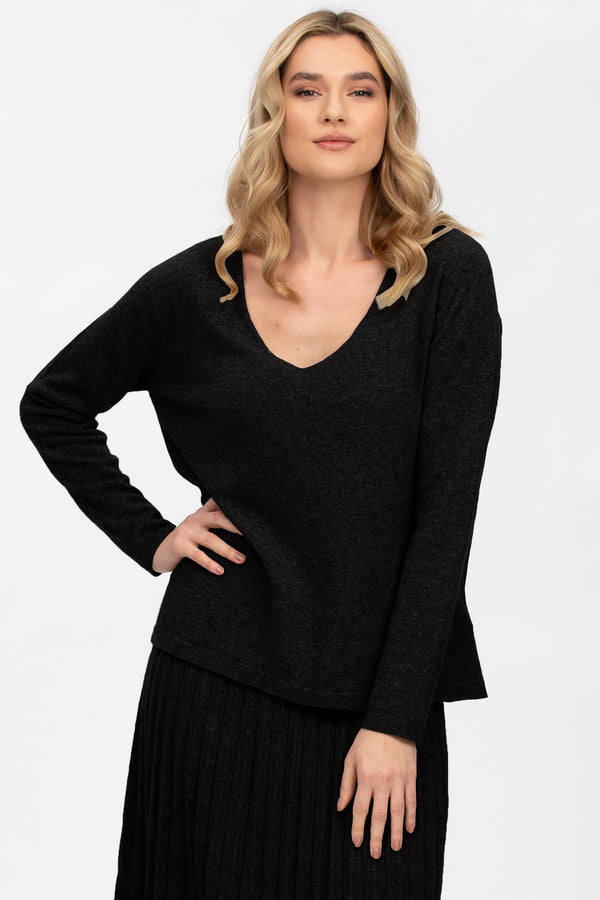 CHAMONIX | Black Sweater in Wool and Cashmere
