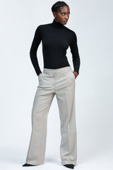 BRADLEY | Grey Trousers in Viscose