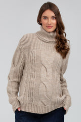 Maglione Premaman Con Trecce
