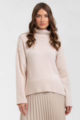 CHAMPOLUC | Maglione Rosa in Pura Lana Merinos