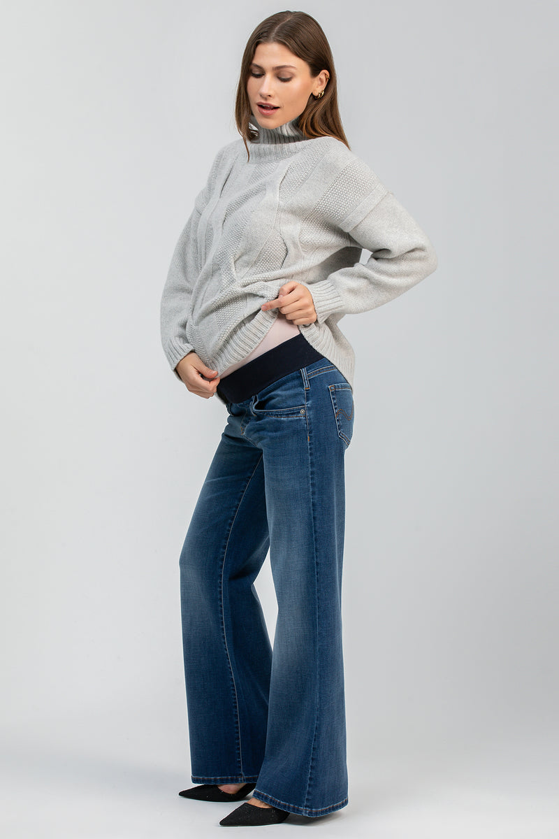 WIDE LEG WH18 | Jeans Premaman a Gamba Larga