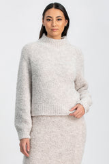 BELLEVILLE | Maglia in Maglia Bouclé Grigia