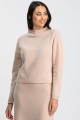 CORTINA | Maglione Beige in Lana e Cachemire
