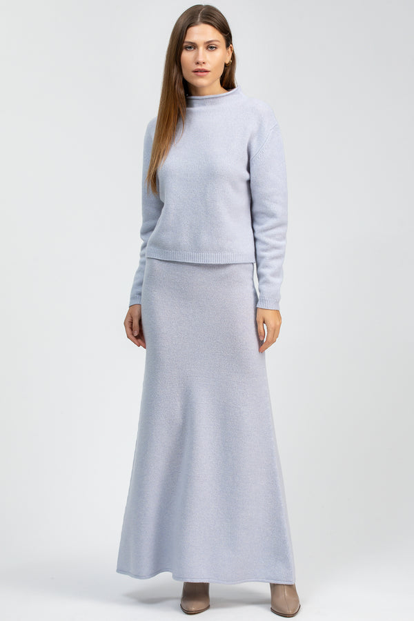 CORTINA | Light Blue Sweater in Supreme 100% Cashmere