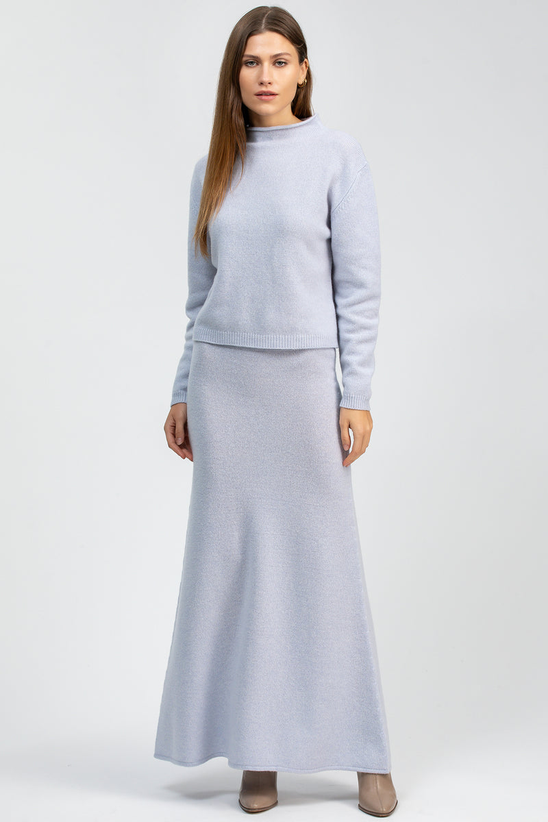 CORTINA | Light Blue Sweater in Supreme 100% Cashmere