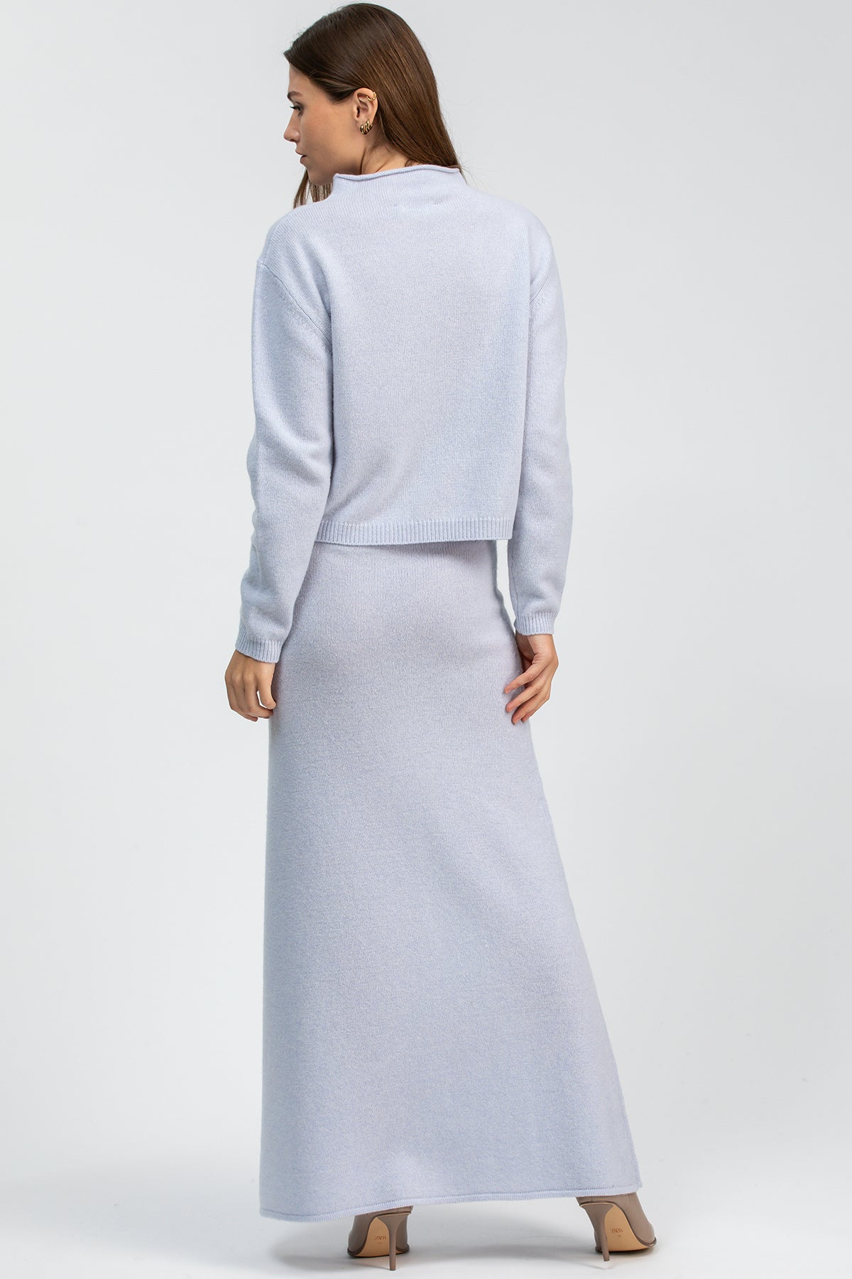 CORTINA | Light Blue Sweater in Supreme 100% Cashmere
