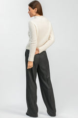 BRADLEY | Dark Grey Trousers in Viscose