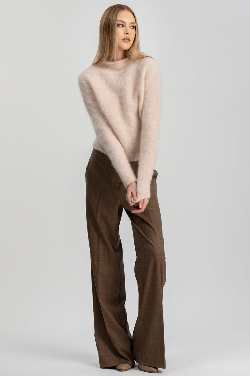 VAL VENY | Maglione Beige in Lana Pregiata