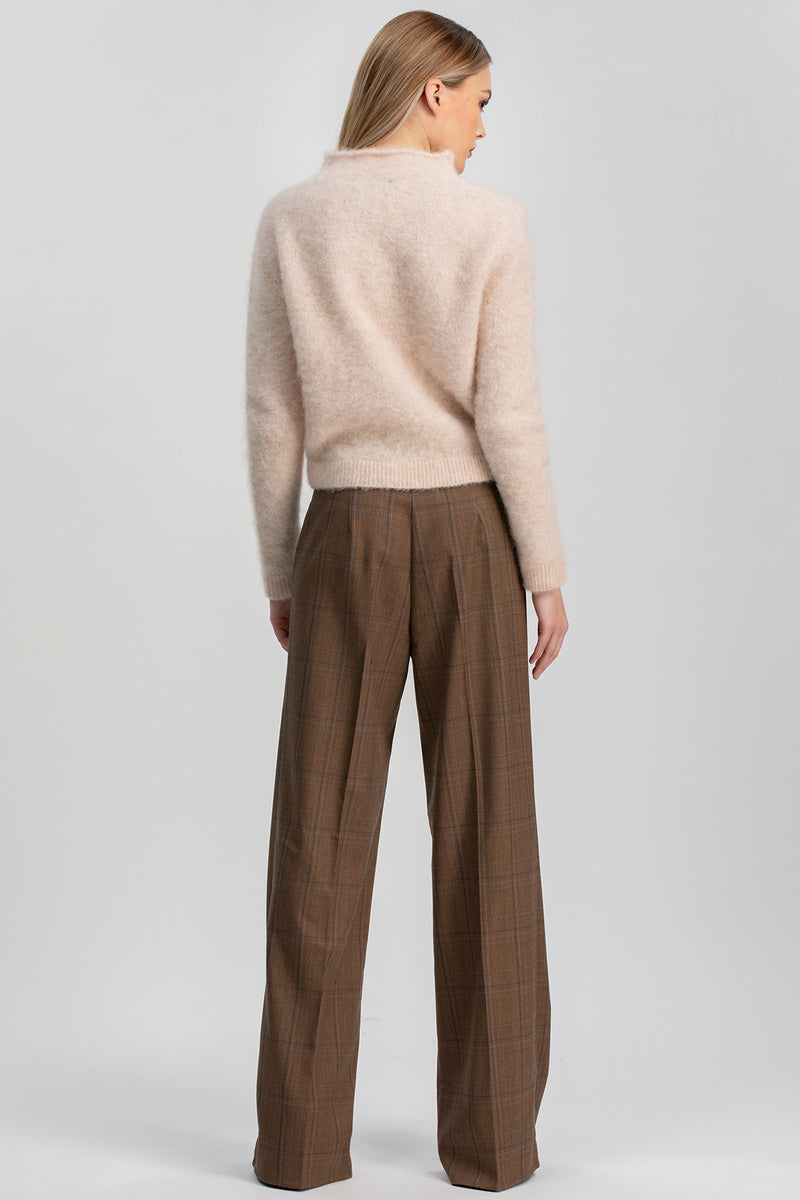 VAL VENY | Maglione Beige in Lana Pregiata