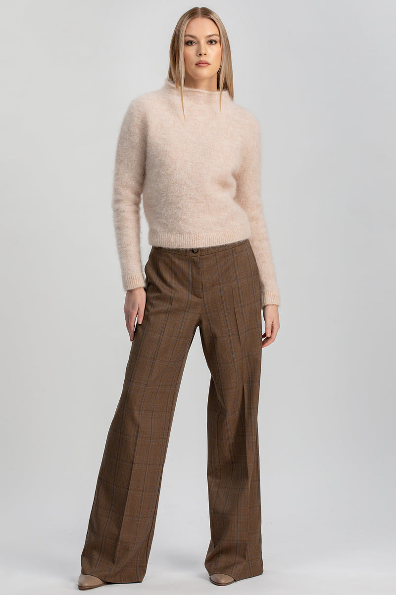 VAL VENY | Maglione Beige in Lana Pregiata