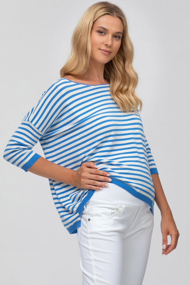 MODERN STRAIGHT | White Maternity Jeans in Cotton