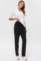 HARRY | Pantalone Premaman Slim Fit da Ufficio Nero - Pietro Brunelli