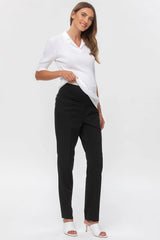 HARRY | Pantalone Premaman Slim Fit da Ufficio Nero